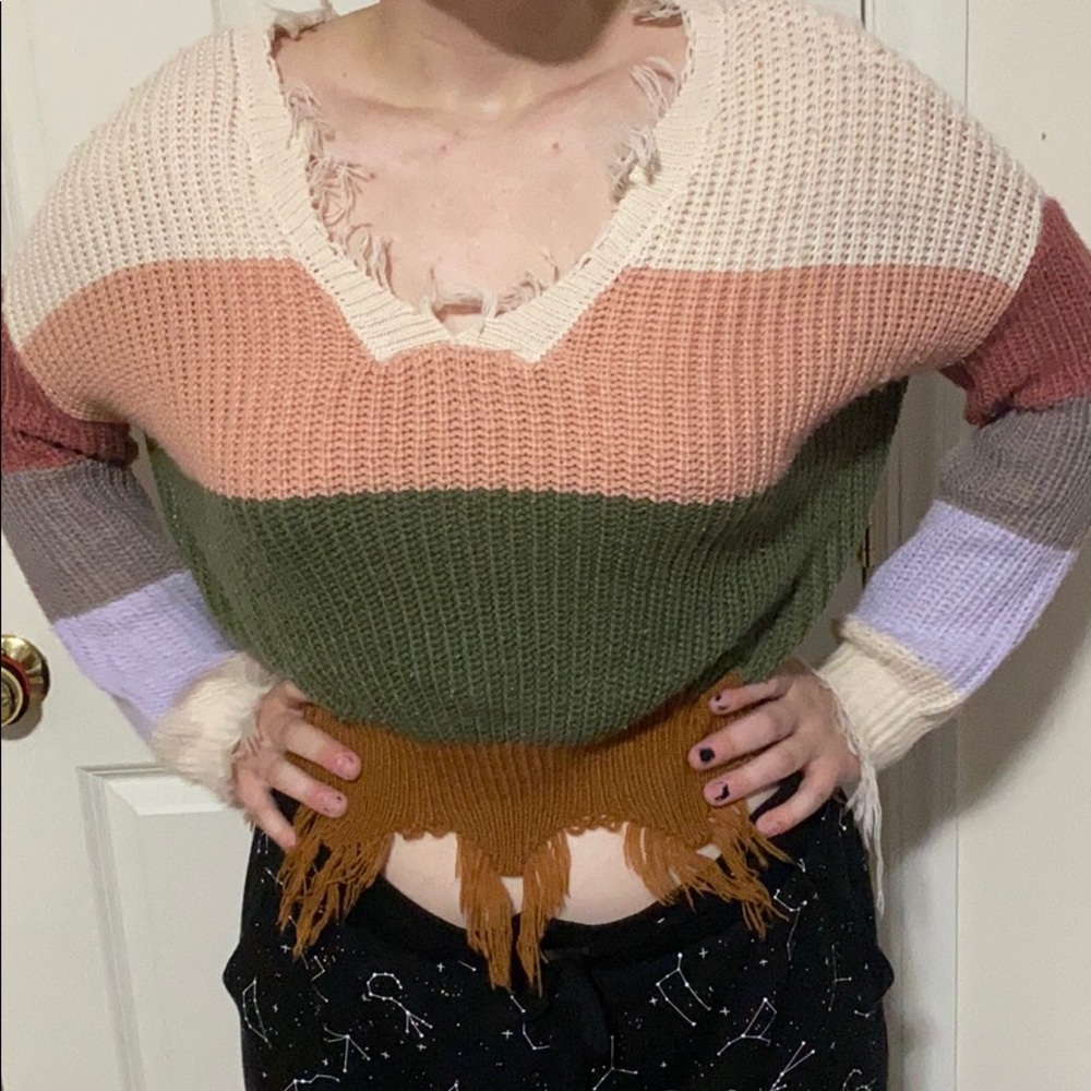 Multicolored sweater
